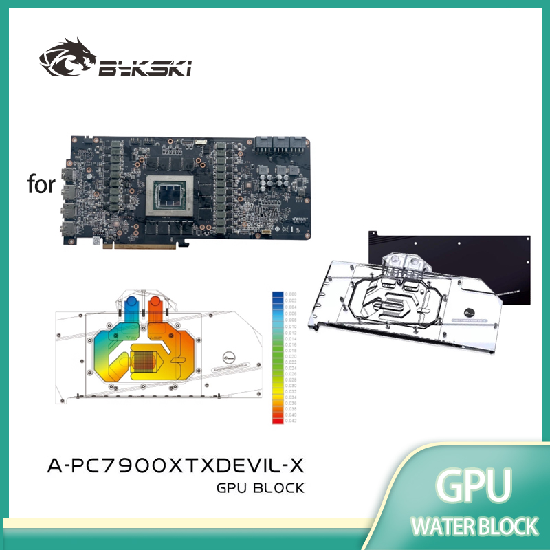 Bykski A-PC7900XTXDEVIL-X GPU  - огляд і ціна Rx 7900 Xtx 24Gb Video Card