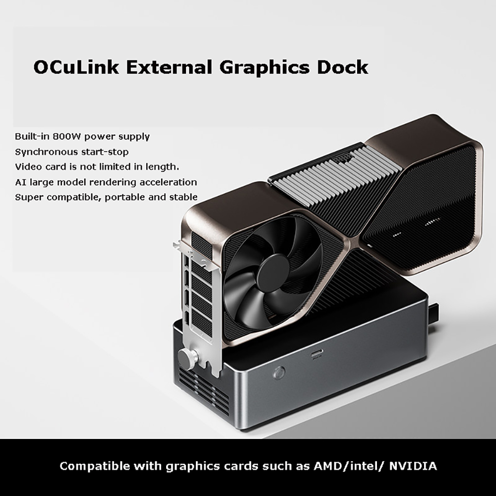 AG02/AG01 EGPU Dock with OCuLi - огляд і ціна Oculink Egpu Dock Graphics Card