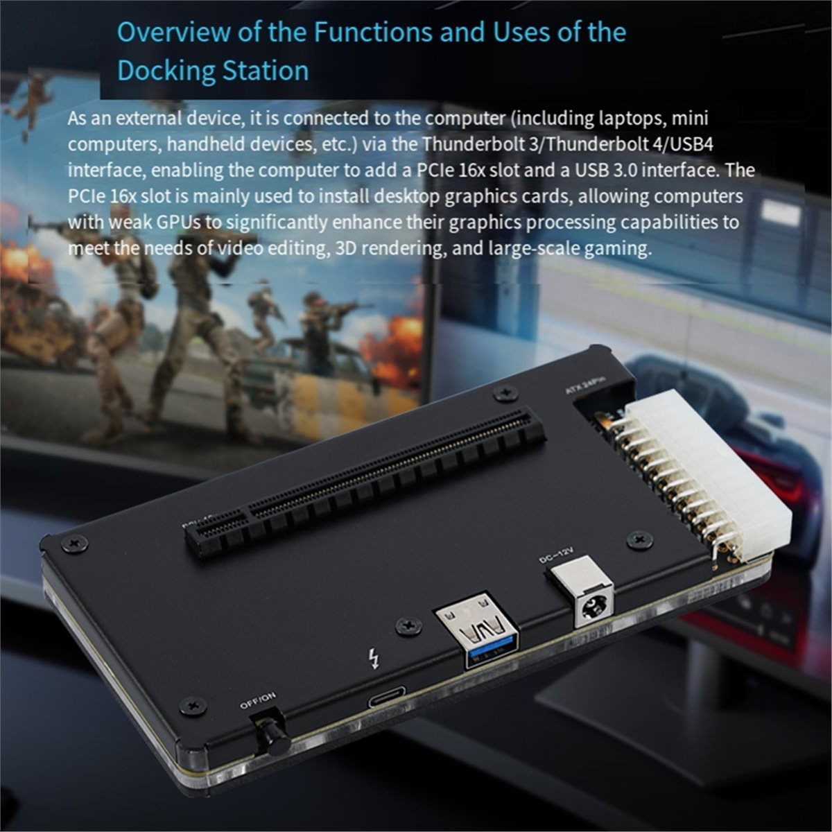 ABIU Professional External GPU - огляд і ціна Thunderbolt 4 External Gpu Enclosure